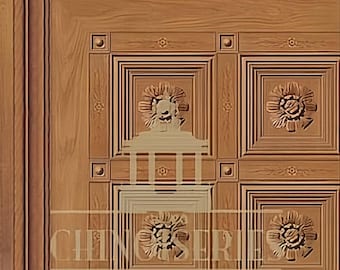1:12 Dollhouse Miniature WALLPAPER, CEILING PAPER, Rosette, Scale One Inch