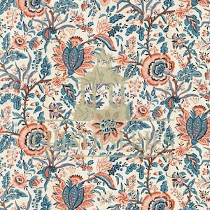 1:12 Dollhouse Miniature FABRIC, Matching Fabric, Guillaume, Scale One Inch