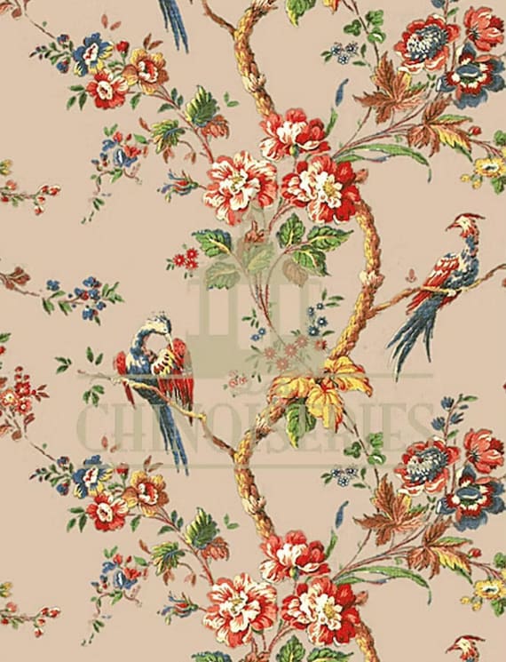 Dollhouse Miniature FABRIC, Matching Fabric, Phoenix, 1:12 scale