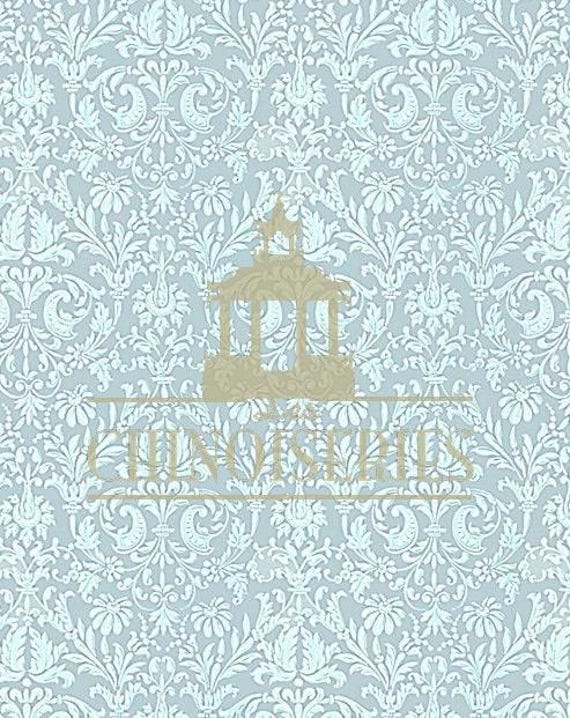 1:12 Dollhouse Miniature WALLPAPER, Cassandra, Scale One Inch