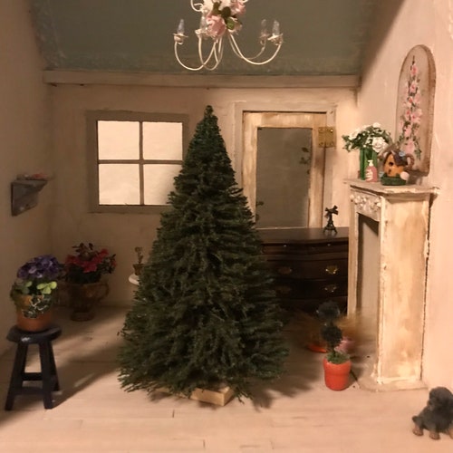 112 Scale Miniature Christmas Garland Dollhouse Christmas Etsy