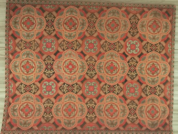 Dollhouse Miniature Rug, Antique Replica, 1:12 Scale
