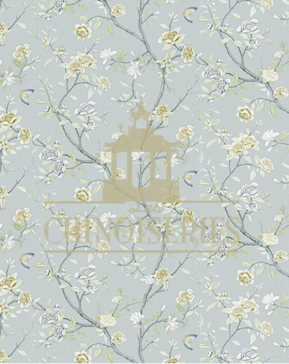 1:12 Dollhouse Miniature WALLPAPER, Crystal, Scale One Inch