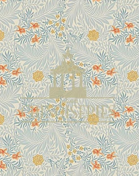 1:12 Dollhouse Miniature WALLPAPER, Breeze, Scale One Inch