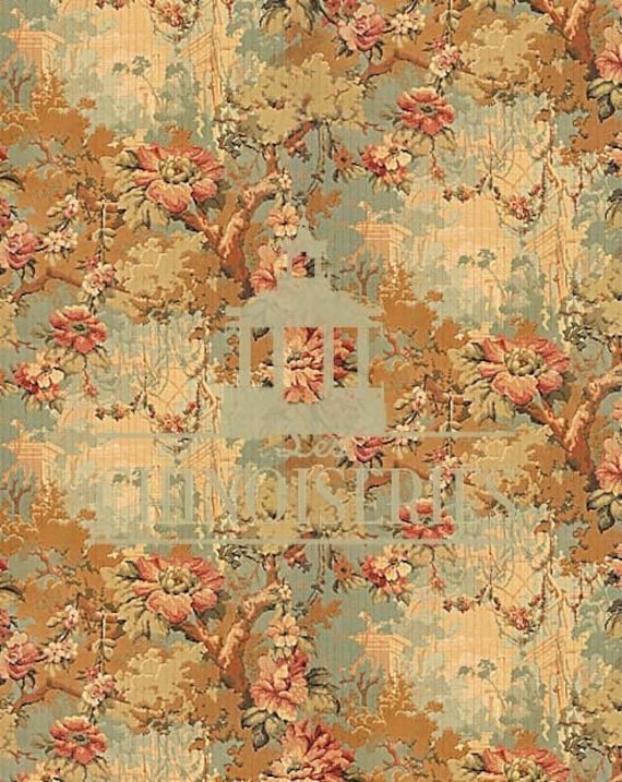 1:12 Dollhouse Miniature WALLPAPER, Adelaide, Scale One Inch
