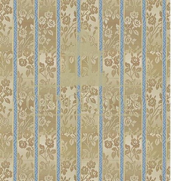 1:12 Dollhouse Miniature FABRIC, Matching Fabric Toffee Rose, Scale One Inch
