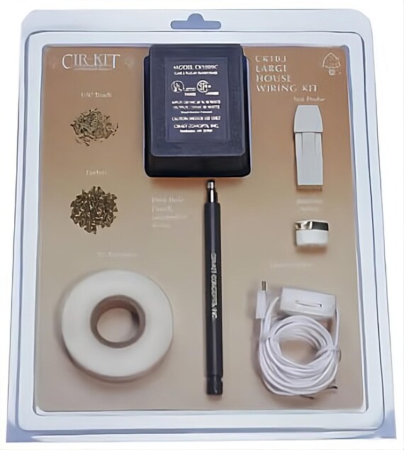 CirKit 12 volt Dollhouse Wiring/Electricity Kit SPECIFICALLY FOR UK 10 to 12 Room Dollhouses