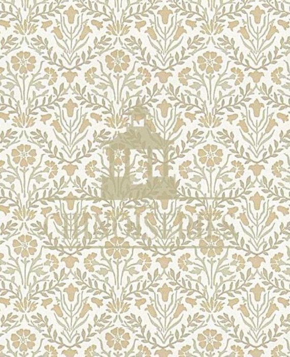 1:12 Dollhouse Miniature Elegant WALLPAPER, Diva, Scale One Inch