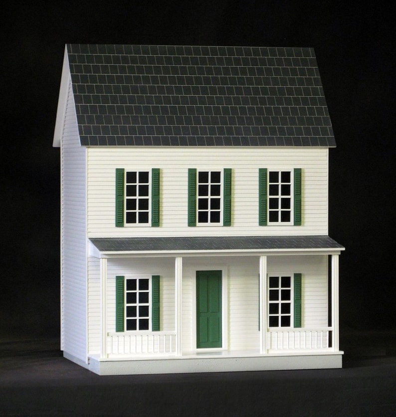 Beginners Dream Wooden Dollhouse Kit EZ Quick Fun Scale One Etsy