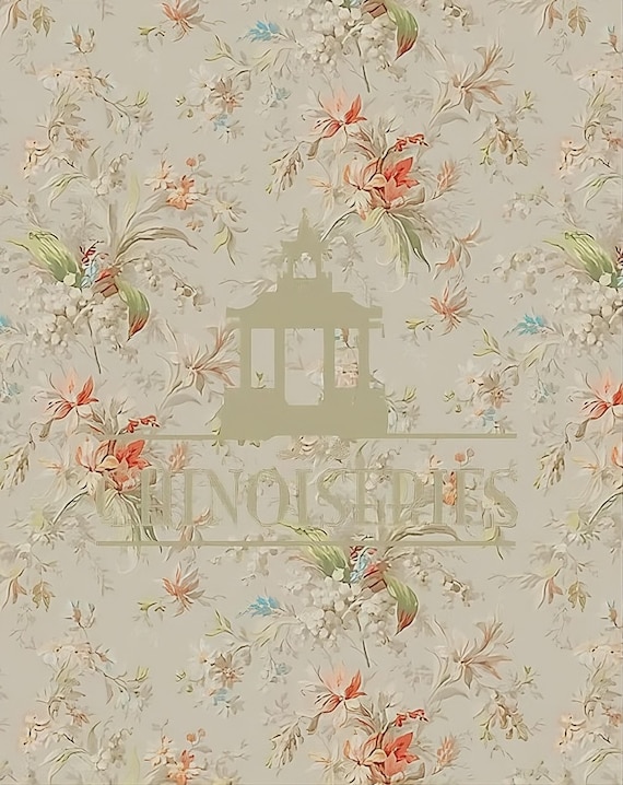 1:12 Dollhouse Miniature WALLPAPER, Pris, Scale One Inch