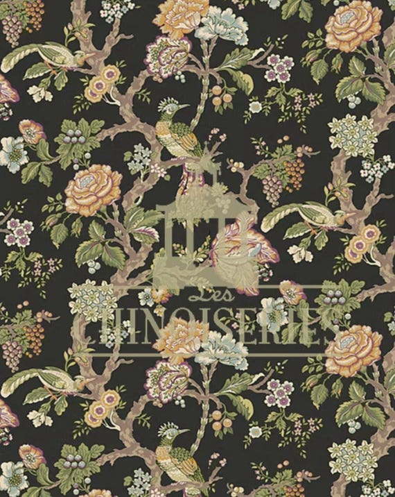 1:12 Dollhouse Miniature WALLPAPER, Lush, Scale One Inch