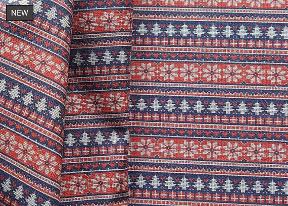 1:12 Dollhouse Miniature FABRIC, Nordic, Scale One Inch