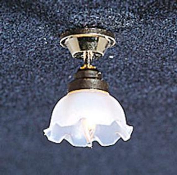 1:12 Dollhouse Miniature Ceiling Light, Scale One Inch