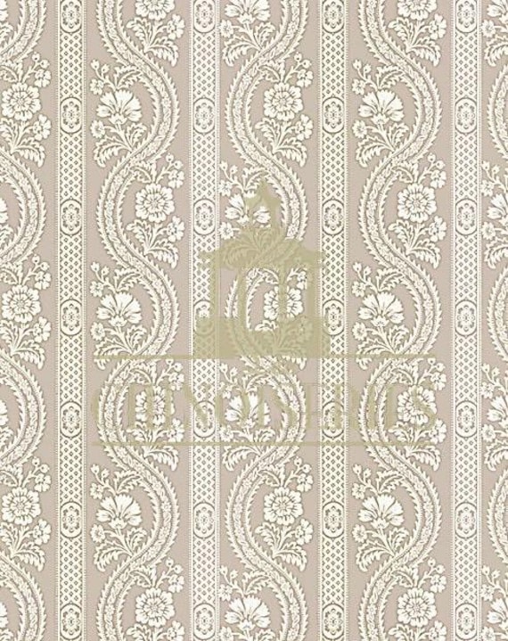 1:12 Dollhouse Miniature WALLPAPER, Chelsea, Scale One Inch