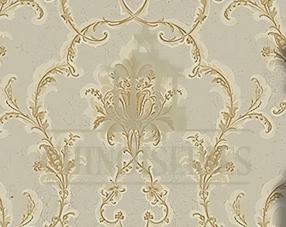 1:12 Dollhouse Miniature WALLPAPER, Tommy, Scale One Inch