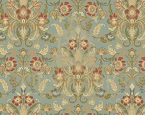 1:12 Dollhouse Miniature WALLPAPER, WM, Scale One Inch