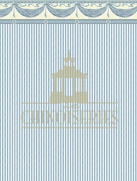 1:12 Dollhouse Miniature WALLPAPER, Companion to Gardens of Versailles, Scale One Inch