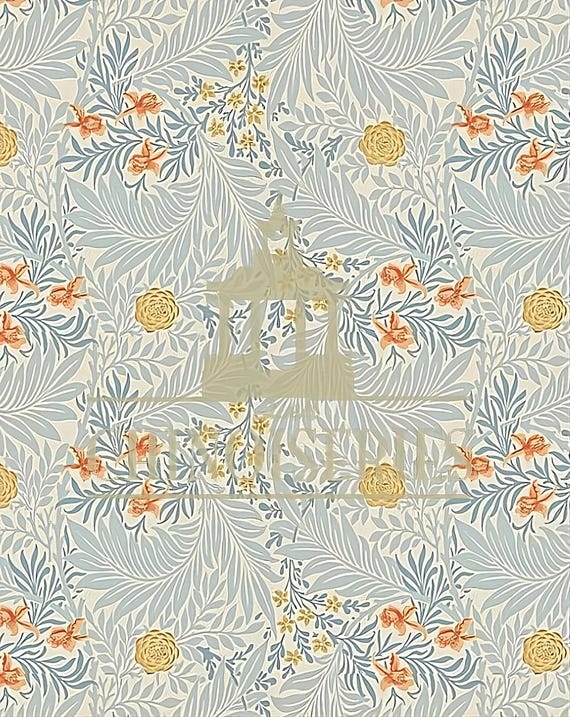 1:12 Dollhouse Miniature WALLPAPER, Breeze, Scale One Inch