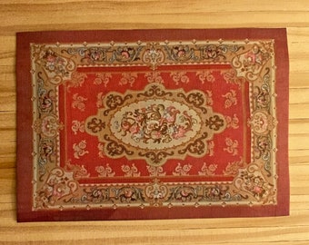 1:24 Dollhouse Miniature Rug, Serendipity