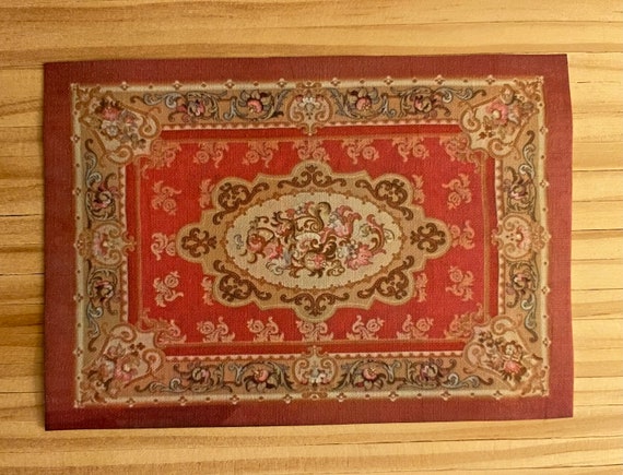 1:24 Dollhouse Miniature Rug, Serendipity