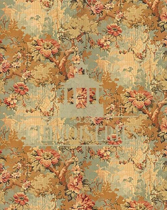 1:12 Dollhouse Miniature FABRIC, Matching Fabric, Adelaide, Scale One Inch