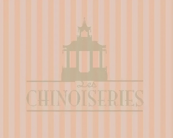 1:12 Dollhouse Miniature WALLPAPER, Trending Peaches and Cream, Scale One Inch