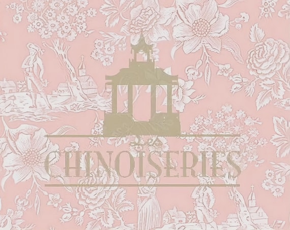 1:12 Dollhouse Miniature WALLPAPER, Rose, Scale One Inch