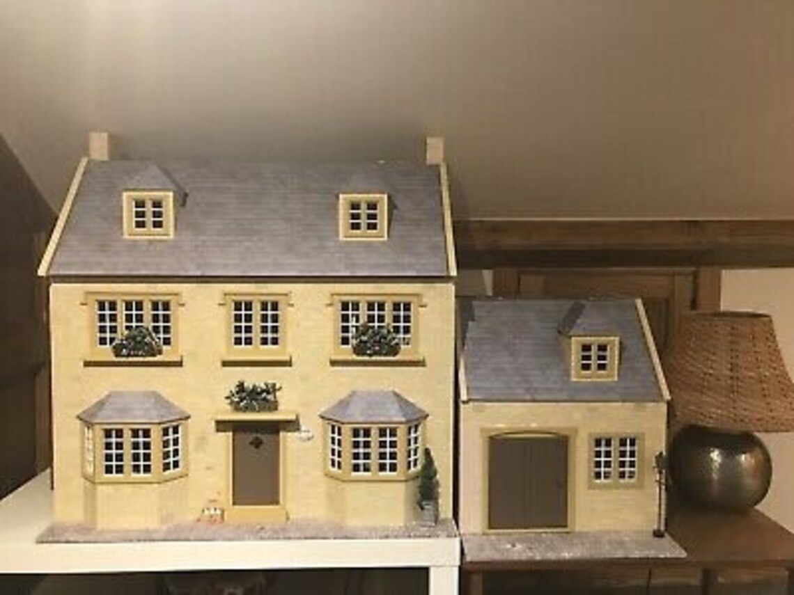 112 Wooden Dollhouse KIT French Country Cottage One Inch Etsy