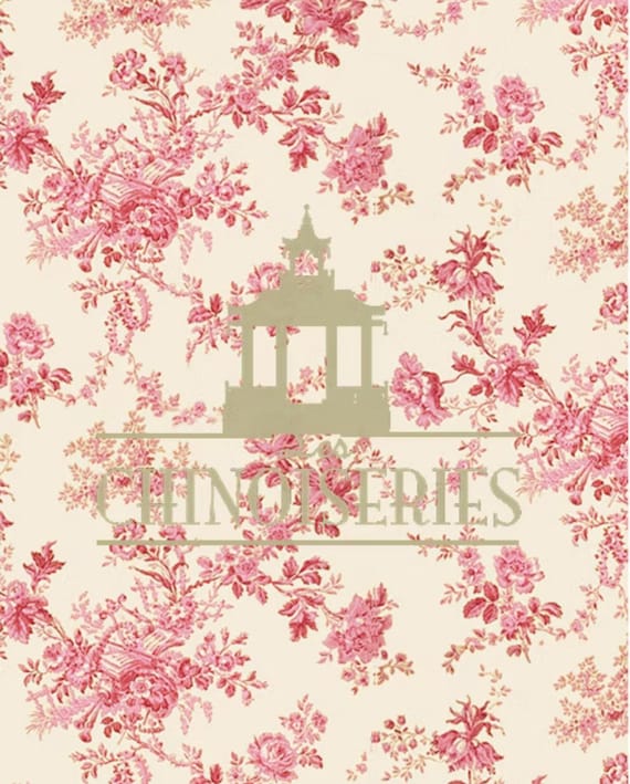 1:12 Dollhouse Miniature FABRIC, Matching Fabric, Ingrid, Scale One Inch