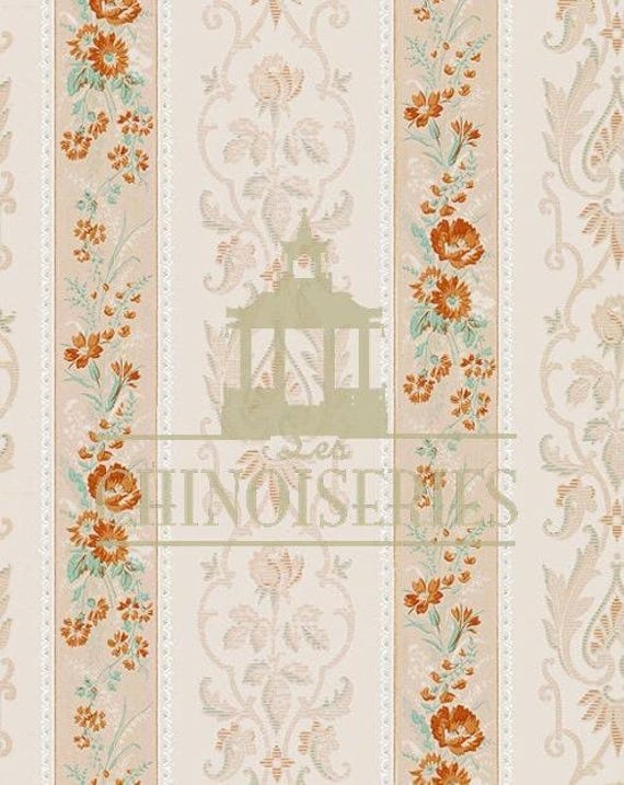 1:12 Dollhouse Miniature FABRIC, Matching Fabric, California, Scale One Inch