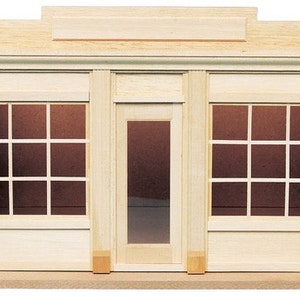 12th scale Wooden Dollhouse Miniature Kit, Window Shopper