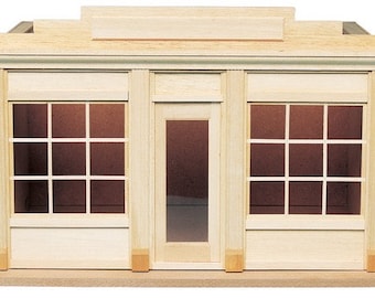 12th scale Wooden Dollhouse Miniature Kit, Window Shopper