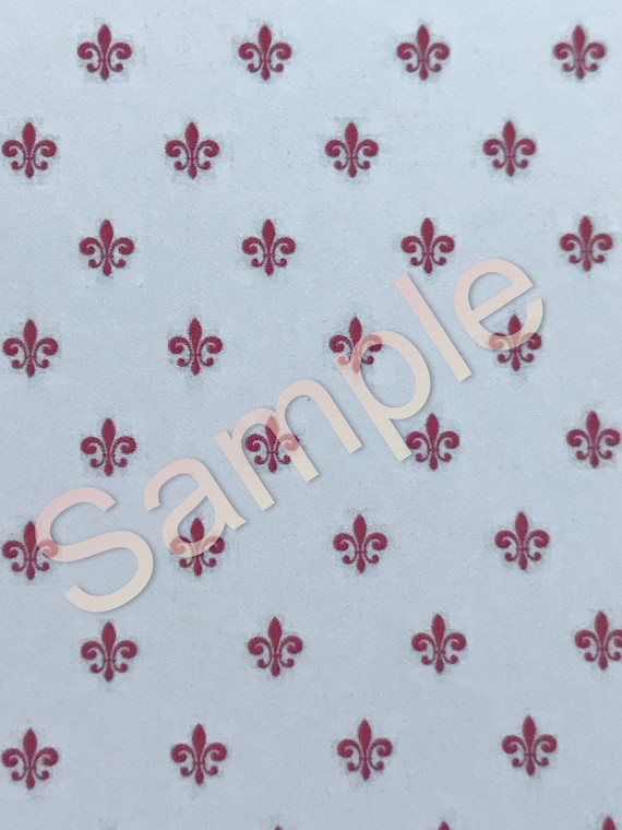 Dollhouse Miniature Wallpaper, La Petite Princesse, 1:12 scale