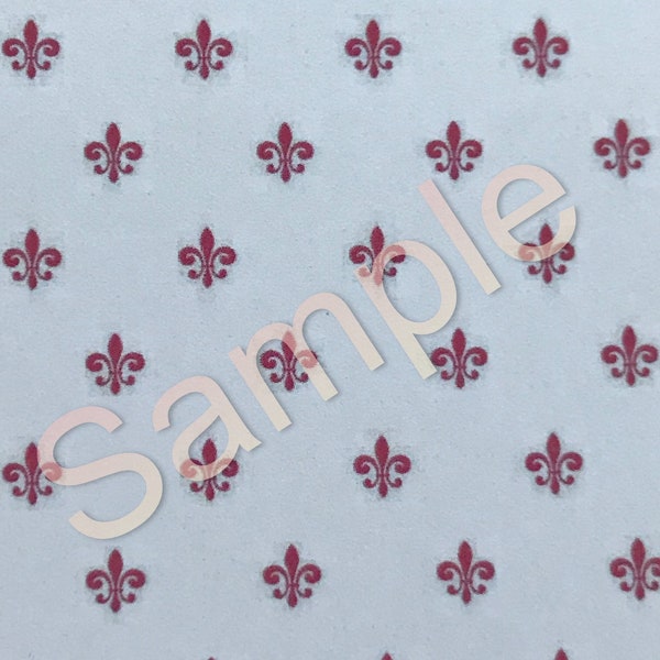 Dollhouse Miniature Wallpaper, La Petite Princesse, 1:12 scale