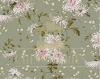 Papel pintado en miniatura para casa de muñecas a escala 1:12, Suzie, escala 1 pulgada