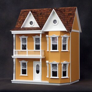 1:12 Princess Charlotte Wooden Dollhouse Kit, One Inch Scale image 4