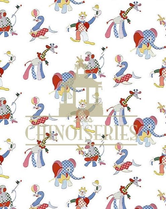 1:12 Dollhouse Miniature WALLPAPER, Cirque, Scale One Inch