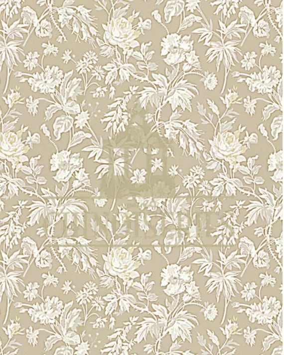 1:12 Dollhouse Miniature WALLPAPER, Monaco, Scale One Inch