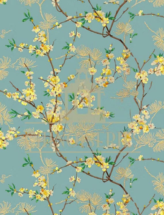 1:12 Dollhouse Miniature FABRIC, Matching FABRIC, Valencia, Scale One Inch