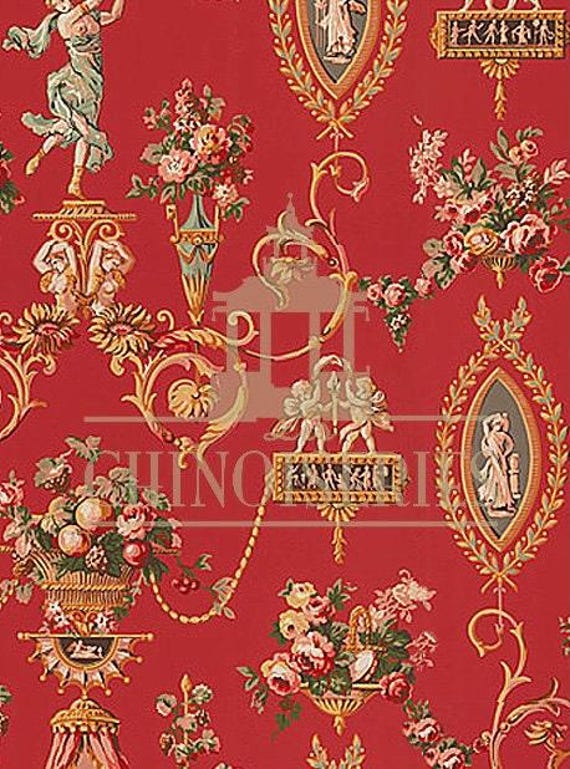 1:12 Dollhouse Miniature FABRIC, Matching Fabric, Roman, Scale One Inch