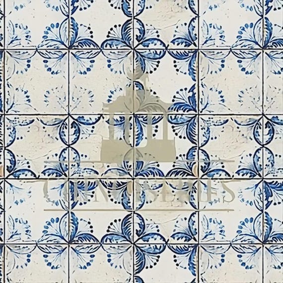 1:12 Dollhouse Miniature WALLPAPER, FLOOR PAPER, Giovanni, Scale One Inch