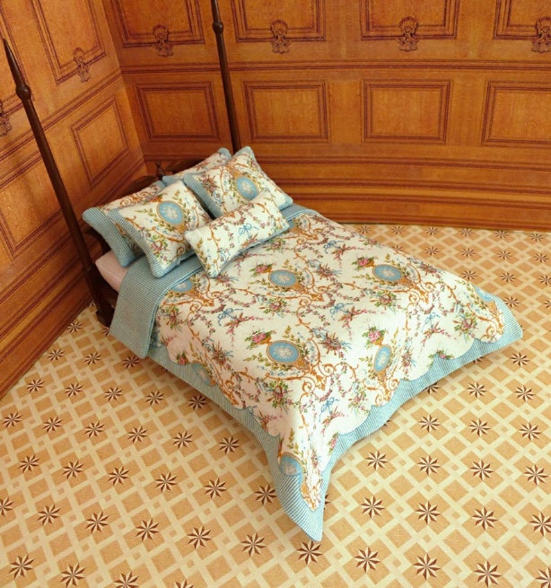 Dollhouse Miniature Wallpaper Isabella 112 Scale Etsy