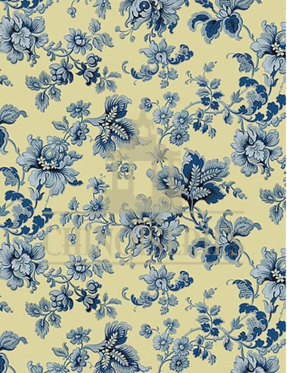 1:12 Dollhouse Miniature FABRIC, Matching Fabric, Karin, Scale One Inch