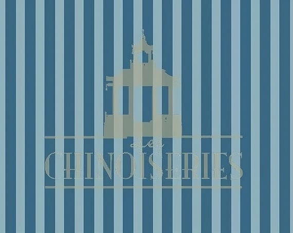1:12 Dollhouse Miniature WALLPAPER, Trending Blue, Scale One Inch