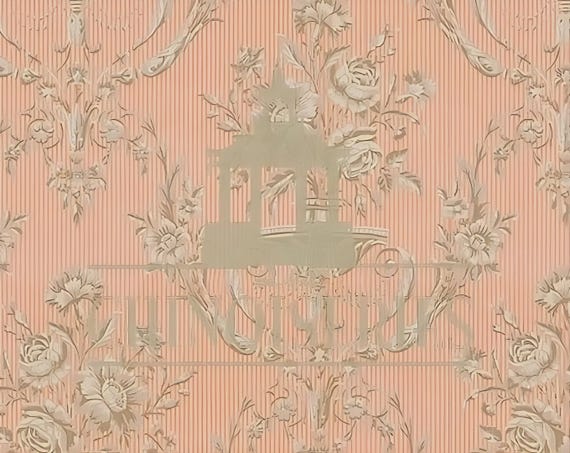 1:12 Dollhouse Miniature WALLPAPER, Siren, Scale One Inch