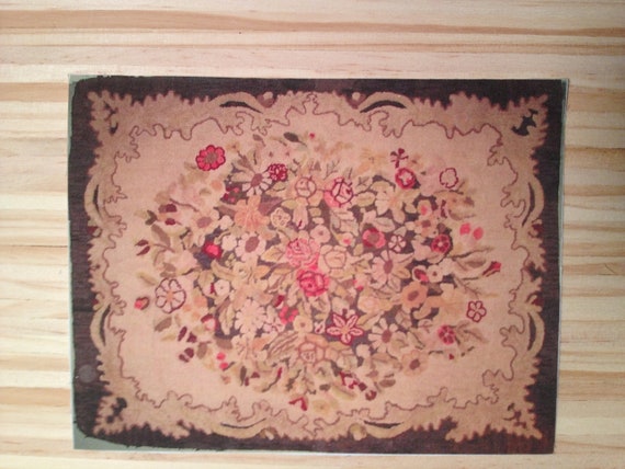 1:12 Dollhouse Miniature Room Size Rug, "French Aubusson of The Russian Court", Scale One Inch, Playscale Rug