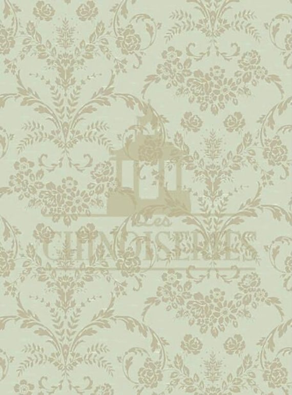 1:12 Dollhouse Miniature FABRIC, Matching Fabric, Pistachio Gelato, Scale One Inch
