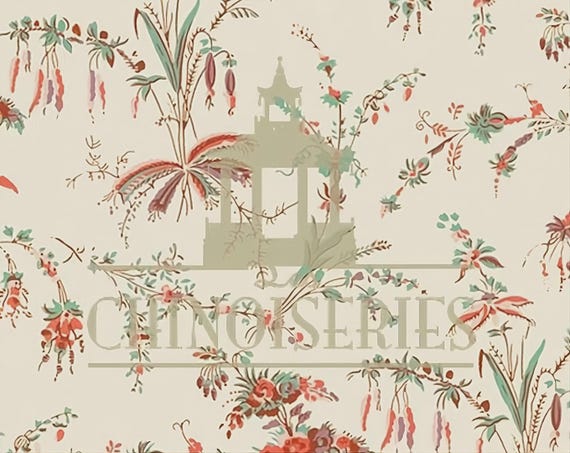 1:12 Dollhouse Miniature WALLPAPER, La Isla Bonita, Scale One Inch
