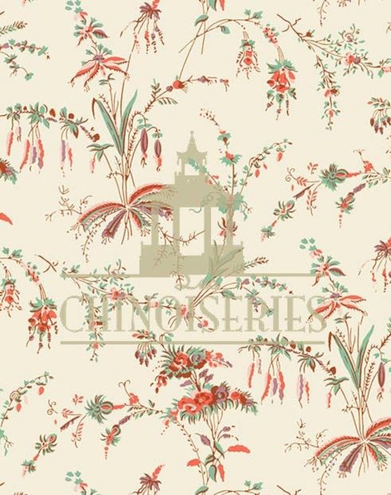 1:12 Dollhouse Miniature FABRIC, Matching Fabric, La Isla Bonita, Scale One Inch