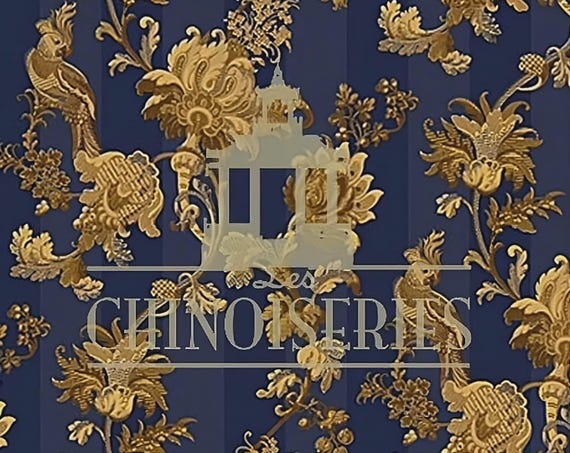 1:12 Dollhouse Miniature WALLPAPER, Regal, Scale One Inch